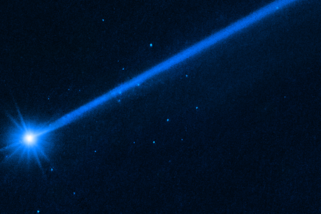 EPSS Professor Jewitt Uses Hubble to Discover Boulders Escaping from Asteroid Dimorphos