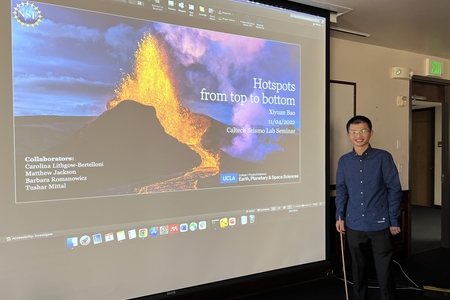 EPSS PhD Student Xiyuan Bao selected for AGU Section Award