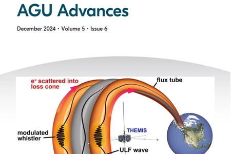 Space Plasma Waves Modulate GPS Signals – AGU Advances Editor’s Highlight and Journal Cover